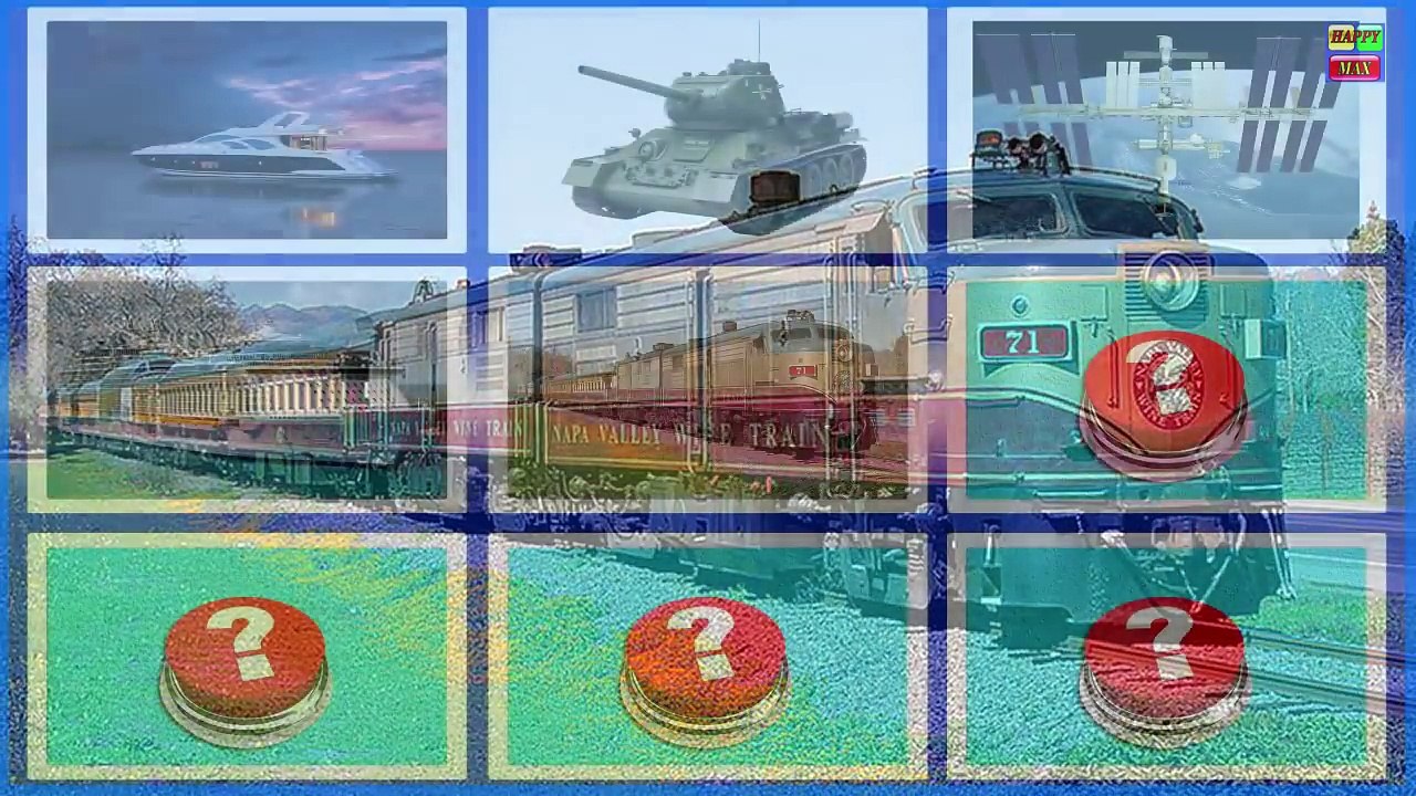 Learn sounds and names of transport vehicles for children, toddlers and babies