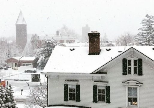 Spring Snow Falls Across Northern New Jersey