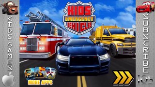 Kids Construction Vehicles App for Kids - Kids Vehicles Emergency: Police Car, Fire Truck, Tow Truck