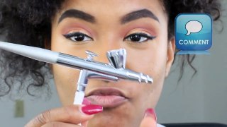 Get Ready With Me | Curly Pixie | AirBrush Makeup