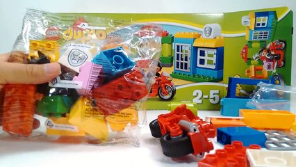 Лего Дупло. Погоня за воришкой. Lego Duplo. My first police set