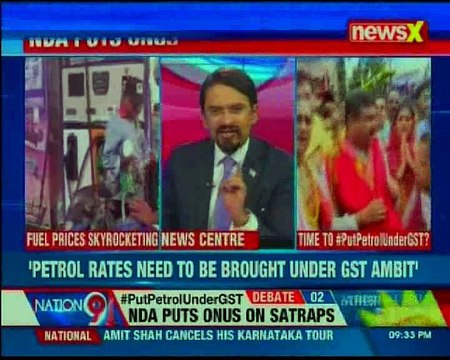 Government hikes petrol prices, centre hits out at states; let's end '100% tax' on fuel? — Nation at 9