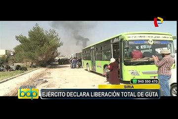 Siria: ejército declara liberación total de Guta Oriental