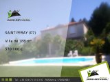 Villa A vendre Saint peray 188m2   Terrain 2386m2