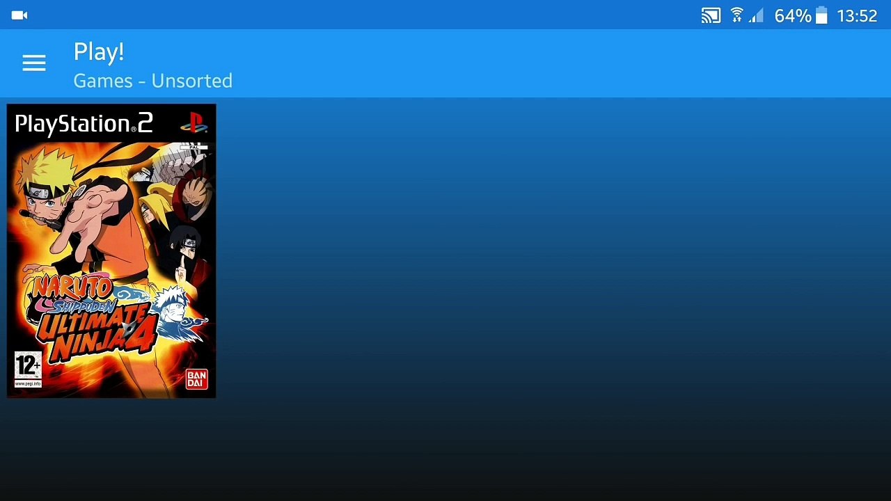 Samsung Galaxy S7 (Exynos) - Naruto Shippuden: Ultimate Ninja 4 - Play! PS2 Emulator - Test