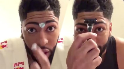 Anthony Davis SHOCKS Internet By Shaving Iconic Unibrow!