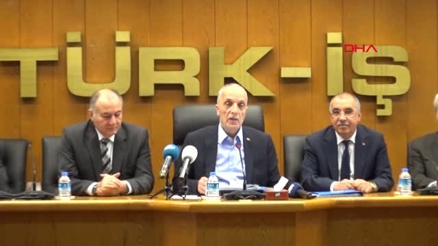 Türk İş Başkanı Ergün Atalay Açıklama