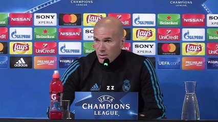 Zidane, en rueda de prensa antes de la Juventus