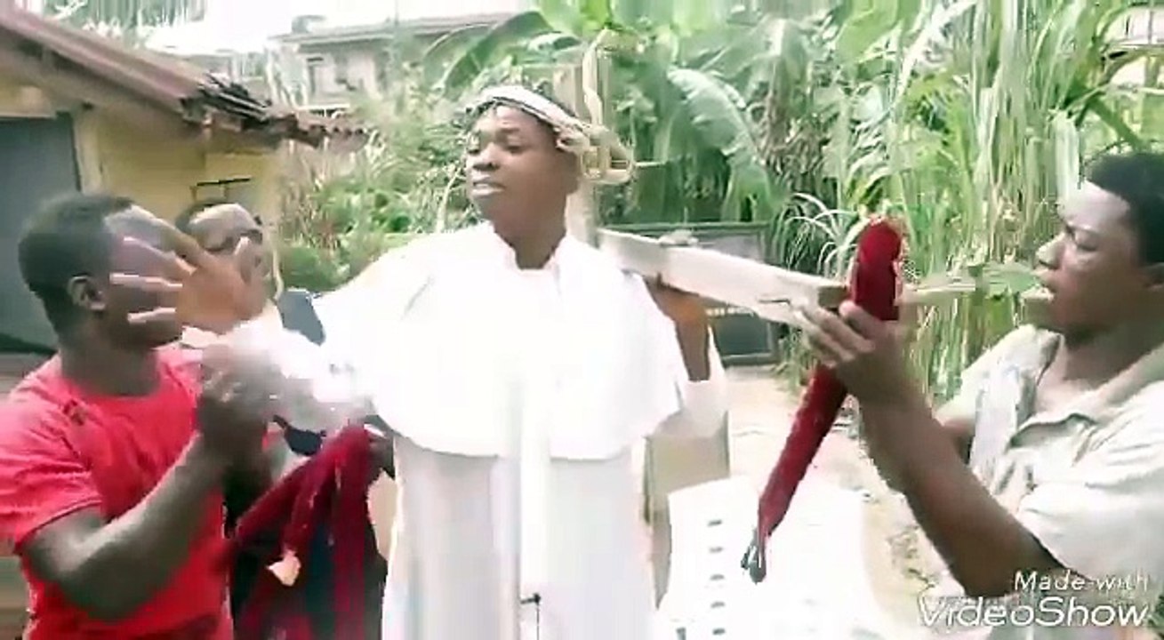 Woli Agba decided to act Jesus on good Friday, see how Dele and co are beging him not to stop...lols