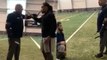 Watch: LA Rams DT Aaron Donald Trying Not To Get Stabbed In Intense Off Season Training Session