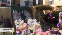 Fraternity Brothers Deliver Easter Baskets to Children at Hospitals