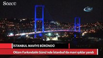 Otizm Farkındalık Günü’nde İstanbul’da mavi ışıklar yandı