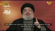 Hassan Nasrallah on link between Terrorism & Saudi Arabia's official religion Wahhabism