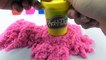 Learn Colors With kinetic Sand Swimming Pool Peppa Pig Surprise Toys - Learning