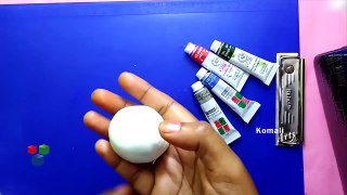 Make a colorful Pen Holder Using Lamasa Dough - Komali Arts