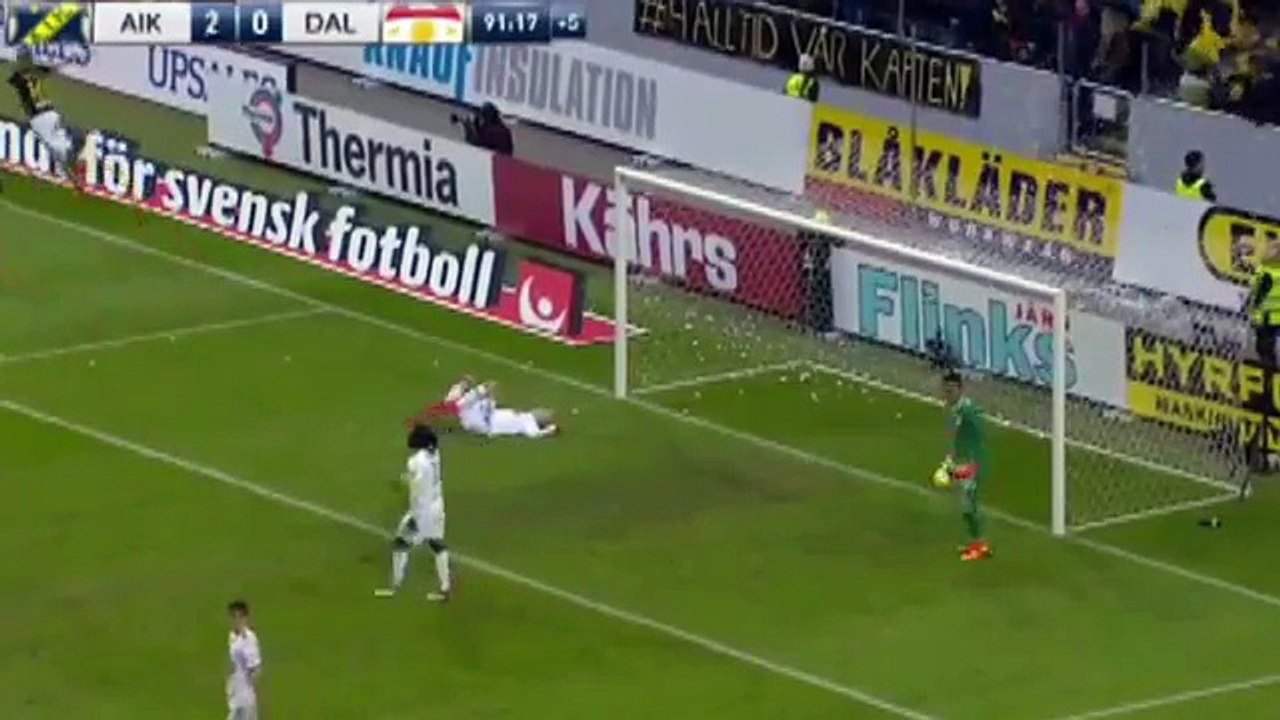 AIK 2:0 Dalkurd (Sweden. Allsvenskan. 2 April 2018)