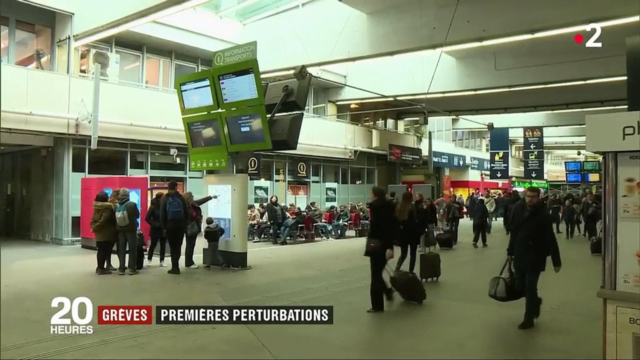 Grèves : premières perturbations