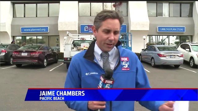 San Diego Planned Parenthood Vandalized with Red Paint for Second Time