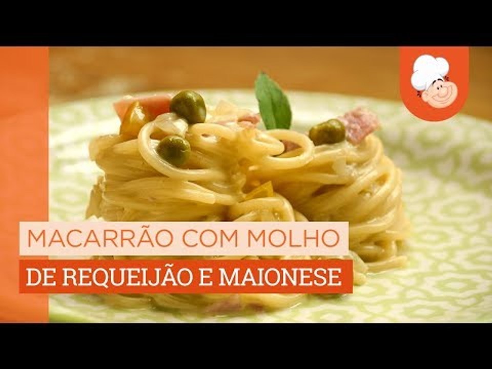 Macarrão com molho de requeijão e maionese — Receitas TudoGostoso