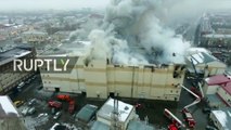 Rusya'da Alışveriş Merkezi Yangını