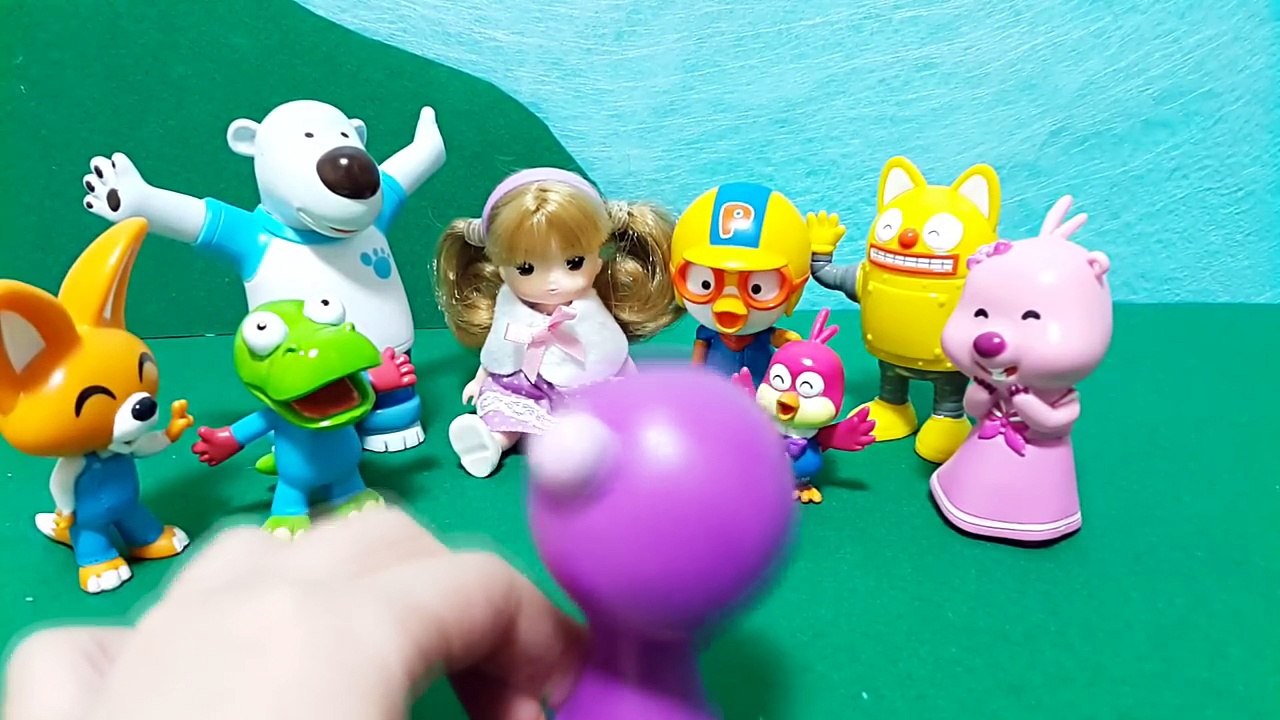 뽀로로의 무서운 이야기 ~학교괴담 : 눈알 파먹는 귀신~ / 루루의 뽀로로 장난감 애니
