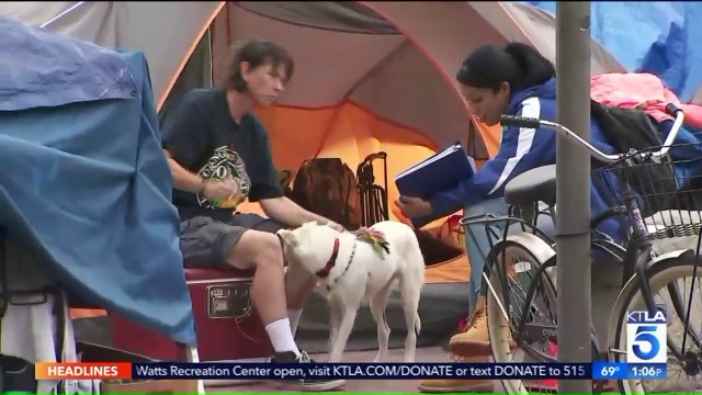 Hundreds of Homeless People Evicted from Southern California Civic Center