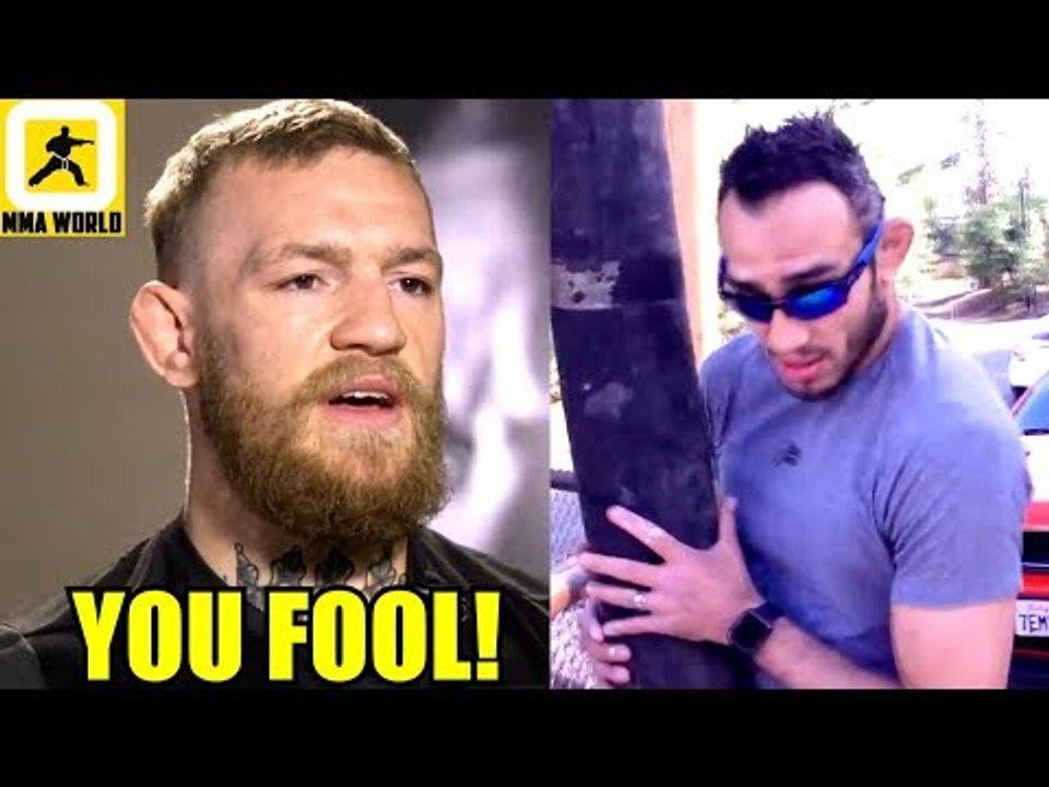 Conor McGregor finally reacts to Ferguson vs Khabib getting cancelled,Khabib still wants Tony,Dana