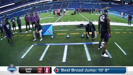 Télécharger la video: Stanford DB Justin Reid's full 2018 NFL Scouting Combine workout