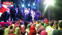 ميادين مصر تحتفل بفوز السيسي في انتخابات الرئاسة