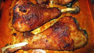 SPICY TURKEY LEGS - How to make baked TURKEY LEGS Recipe
