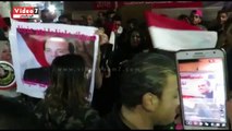 مواطنون يحتفلون بفوز السيسى فى انتخابات الرئاسة بميدان التحرير