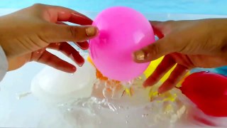 Singing The Finger Family Song With Water Balloons Learning Colors Kids Babies Children Toddlers
