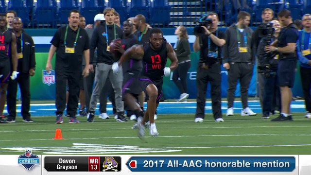 East Carolina wide receiver Davon Grayson's full 2018 NFL Scouting Combine workout
