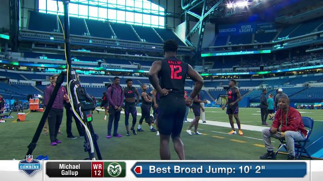 Colorado State wide receiver Michael Gallup's full 2018 NFL Scouting Combine workout