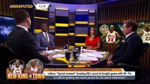 Chris Broussard 'brings the facts' after LeBron's latest record | UNDISPUTED
