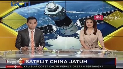 Satelit China Jatuh di Samudera Pasifik