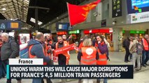 Mass rail strikes against Macron’s reforms