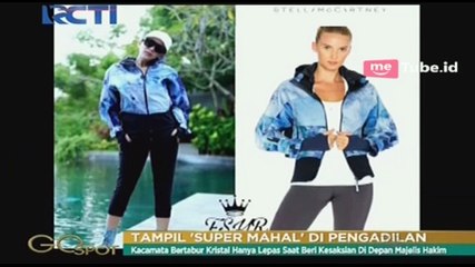 Syahrini Tampil Mewah di PN Depok