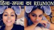 Hina Khan MEETS Sapna Chaudhary ; CUTE Snapchat video goes viral | FilmiBeat
