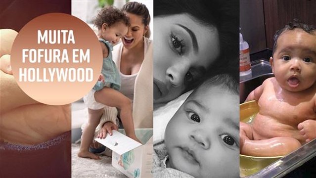 Muita fofura com esses bebês de Hollywood