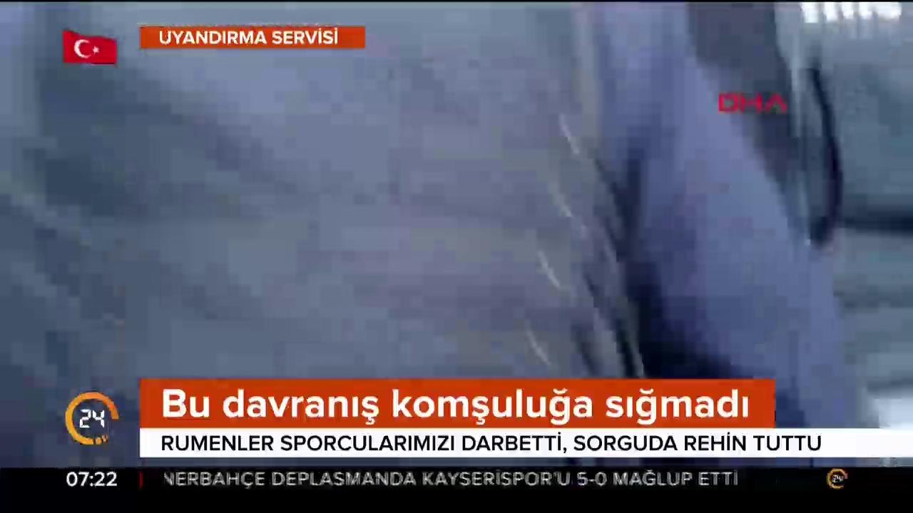Türk sporcular sorguda rehin tutuldu