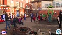 Elsa and Anna from Frozen visit Tooting Primary School (extended version)