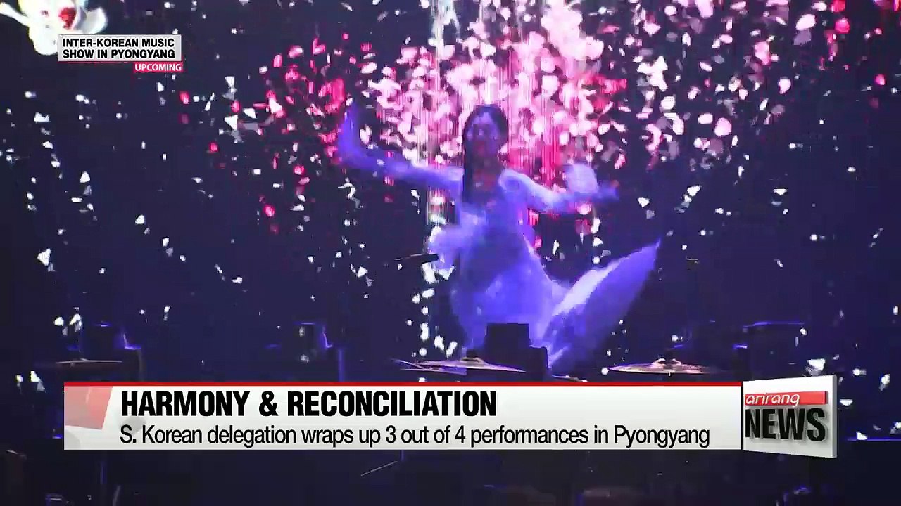 S. Korean delegation prepares for last joint pop concert with N. Korean counterparts