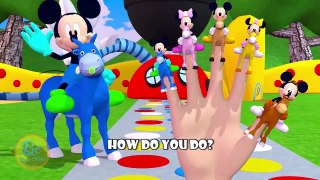 Mickey Mouse Clubhouse Riding Horse Finger Family | Nursery Rhymes | From Binggo Channel