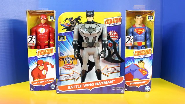 Justice League Action Battle Wing Batman With Batmobile Superman And The Flash Toys