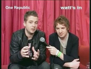 CULTURE : Watt’s in, One Republic et Balbino Medelin - 29 04 2008