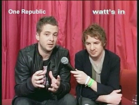 CULTURE : Watt’s in, One Republic et Balbino Medelin - 29 04 2008