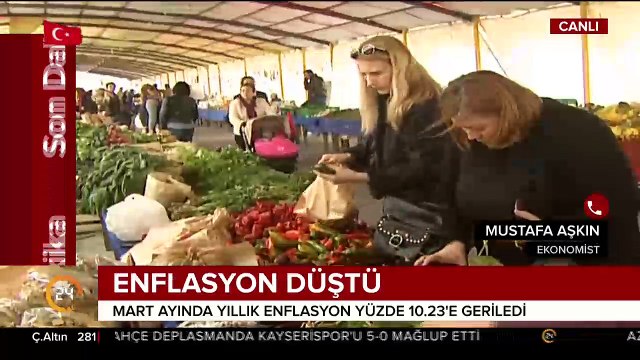 Mart ayı enflasyon rakamları açıklandı
