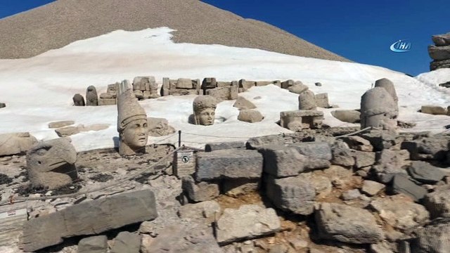 Nemrut Dağı havadan görüntülendi