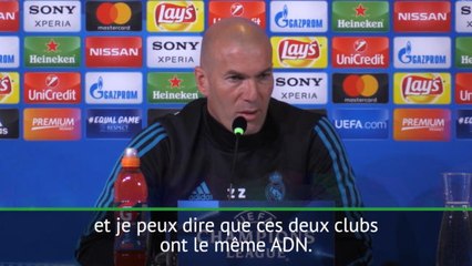 Quarts - Zidane : "La Juve et le Real ont le même ADN"